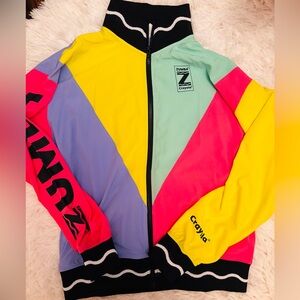 Zumba Fitness Colorful Jacket - Yellow, Pink, Blue, Green